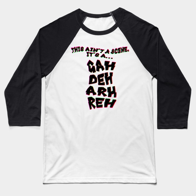 Scene Baseball T-Shirt by J.Rage